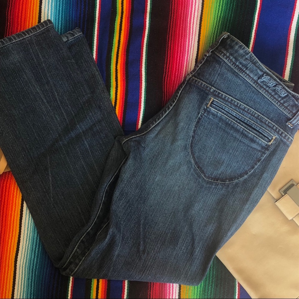 Guess Jeans Straight Leg Dark Wash 81 Stretch 31